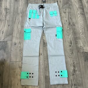THE HIDEOUT CLOTHING Technical Cargo Pants Joggers NWT